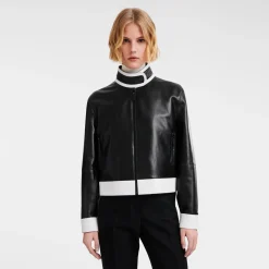 Kurzer Blouson Aus Leder
