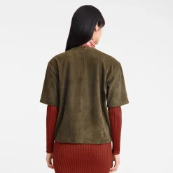 Kurztop Aus Leder