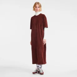 Langes Kleid Aus Leder