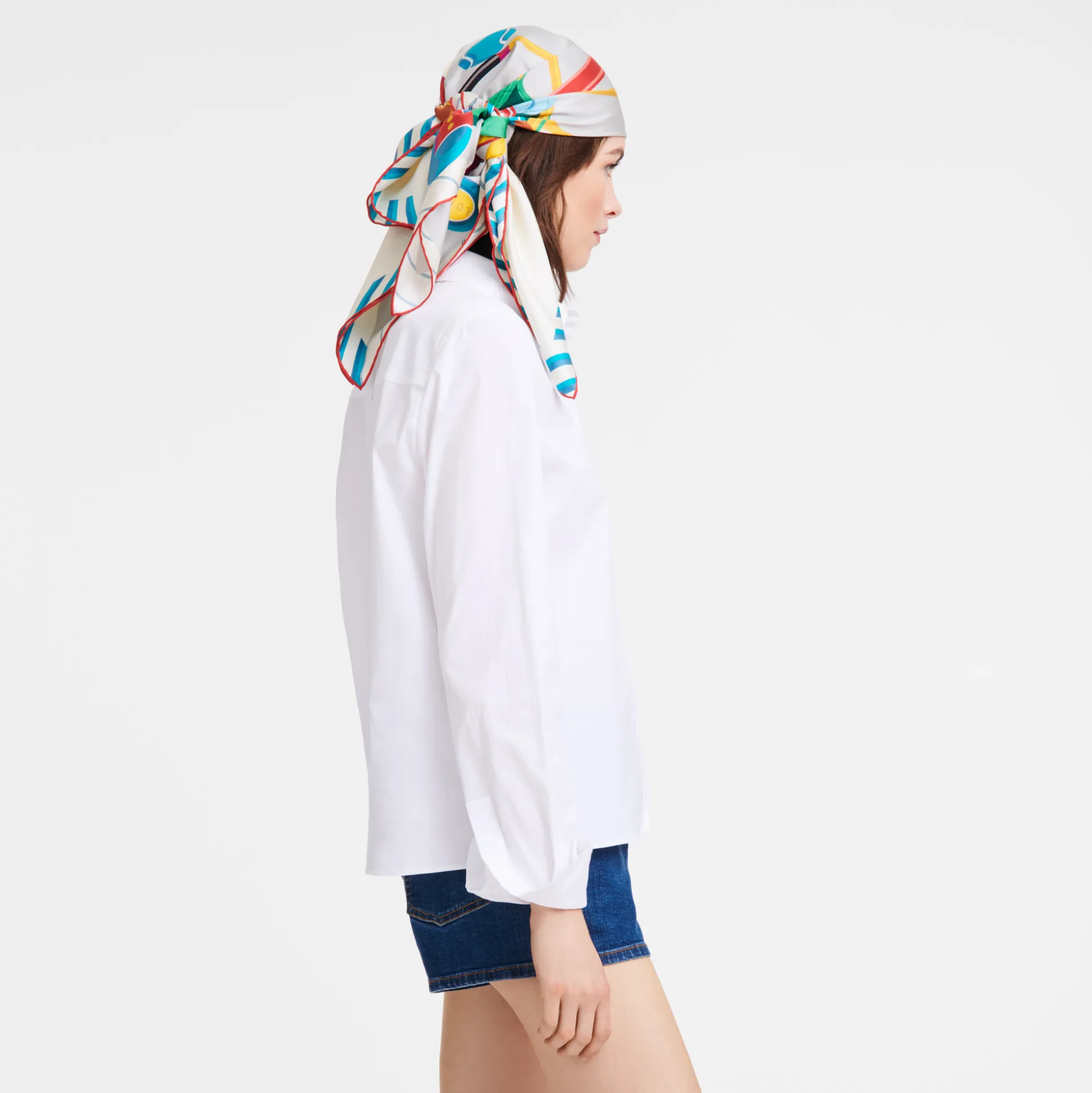 Seidenschal 90 Caddie Longchamp